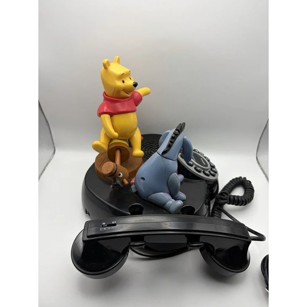 Vintage Disney Winnie Pooh Animated Talking Telephone Eeyore Piglet